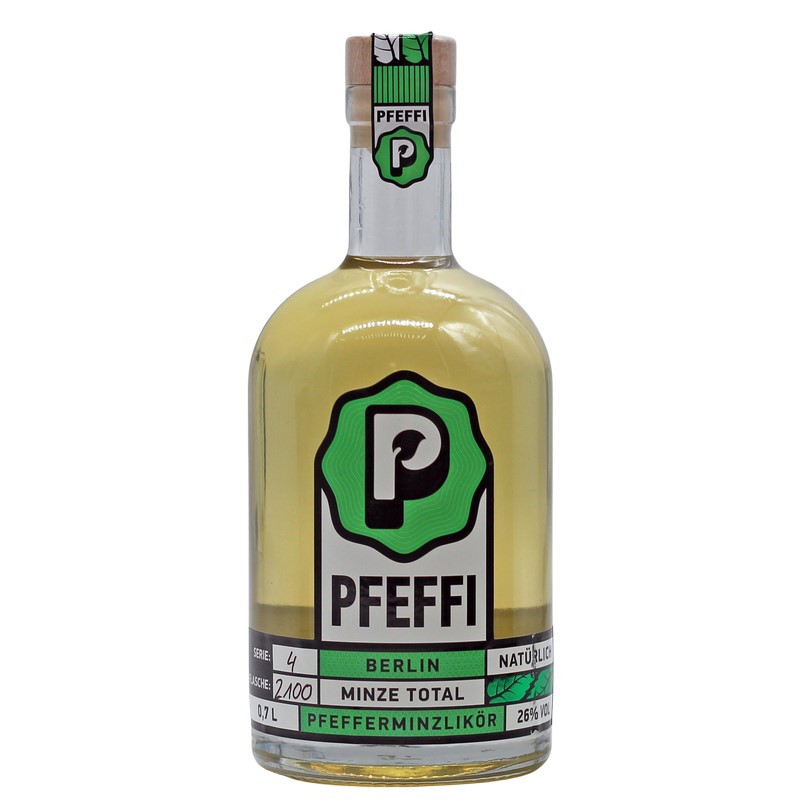 Pfeffi Berlin Pfefferminzlikör 0,7 L 26% vol Pfeffi Berlin Pfefferminzlikör 0,7 L 26% vol