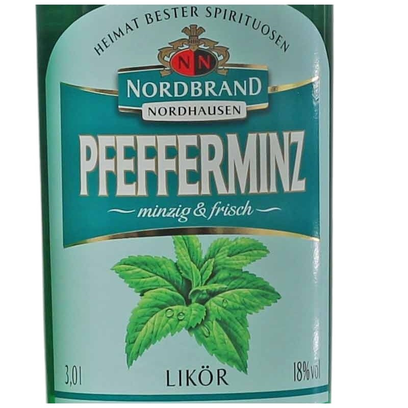 Nordbrand Pfeffi Pfefferminzlikör 3 Liter 18 % vol online kaufen