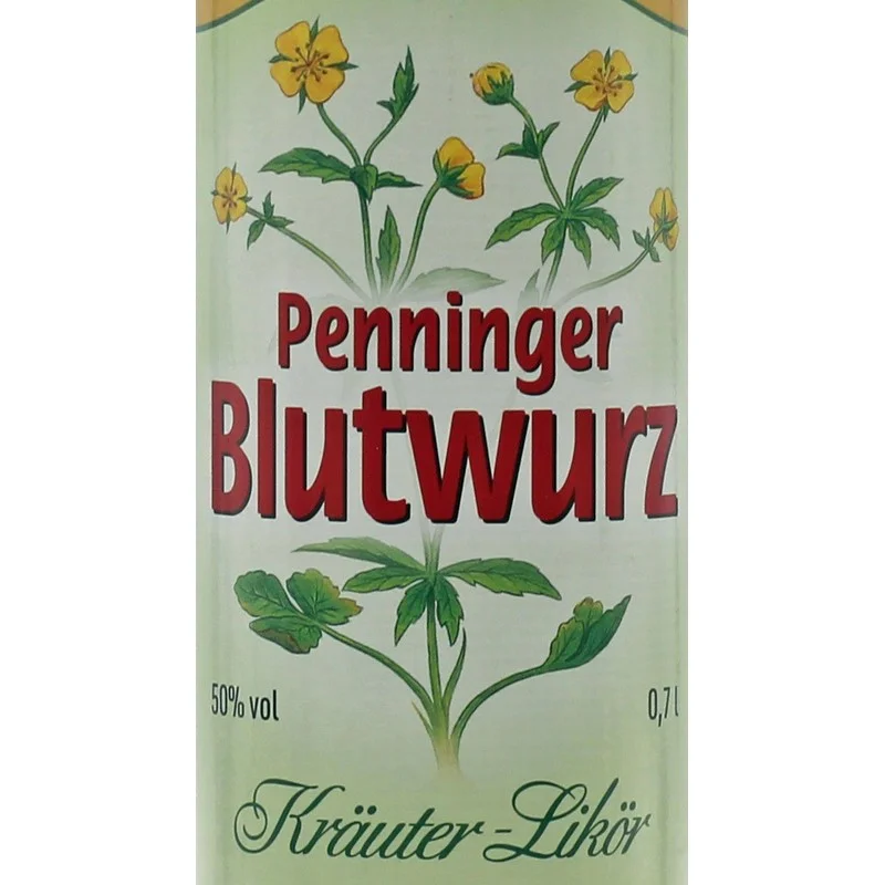 Penninger echter Blutwurz 0,7 L 50% vol Penninger echter Blutwurz 0,7 L 50% vol