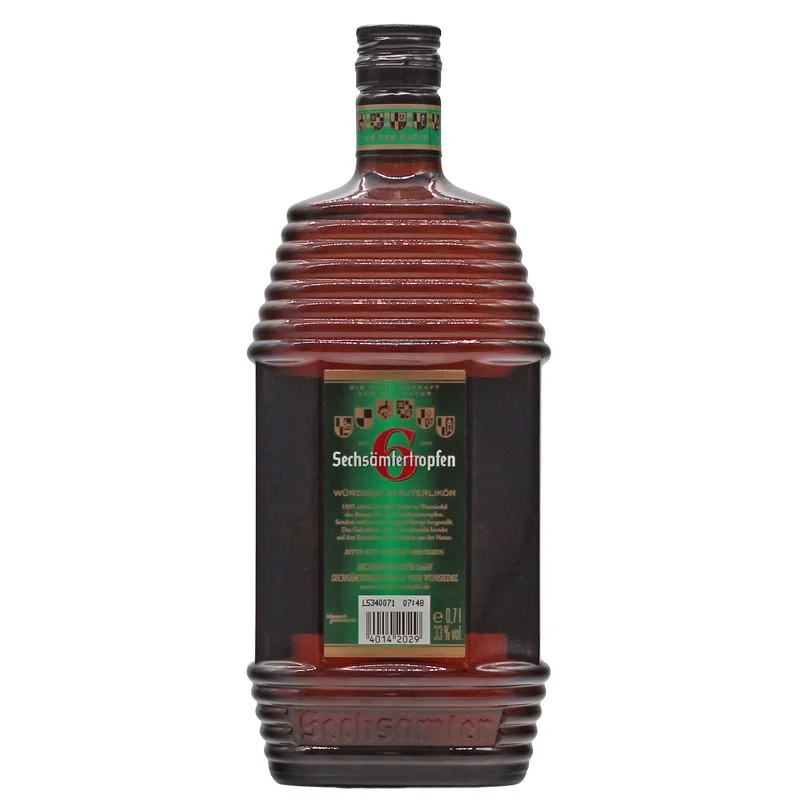 Sechsämtertropfen Kräuterlikör 0,7 L 33% vol