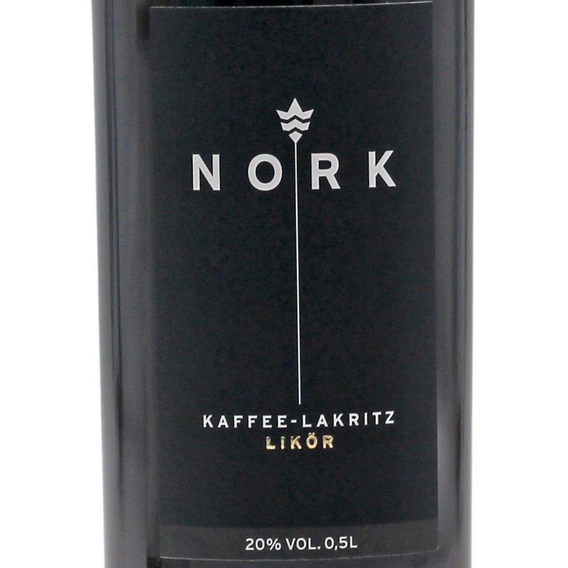 Nork Kaffee Lakritz Likör 0,5 L 20% vol