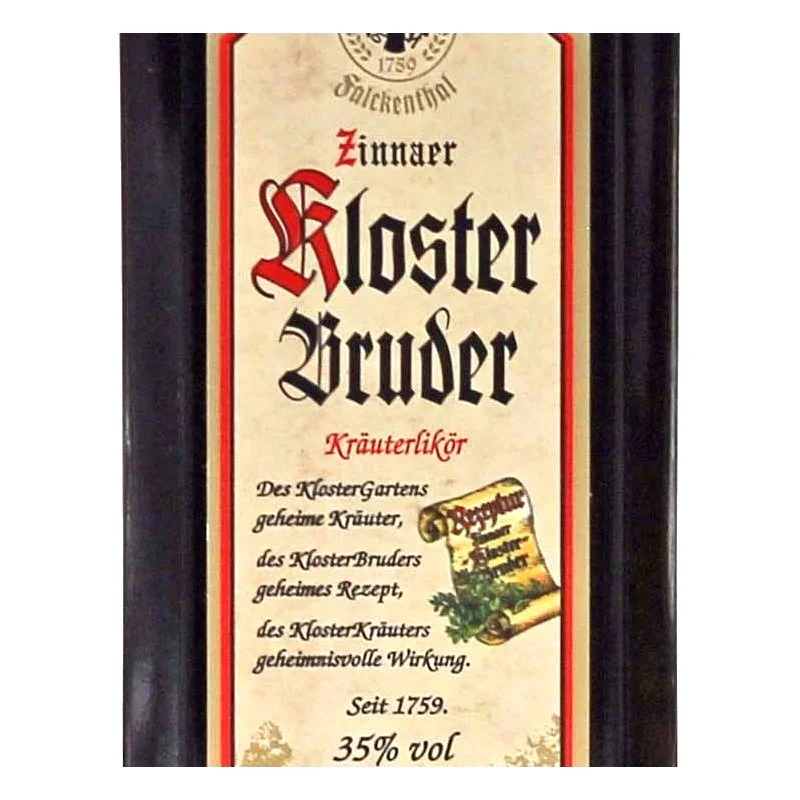 Zinnaer Klosterbruder Kräuterlikör 0,7 L 35% vol Zinnaer Klosterbruder Kräuterlikör 0,7 L 35% vol