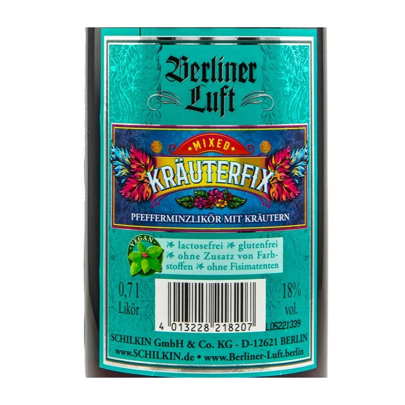 Schilkin Berliner Luft Kräuterfix 0,7 L 18 % vol 