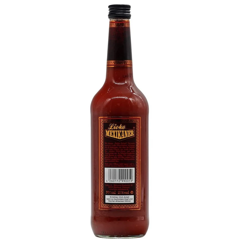 Lioko Mexikaner Derbe Scharf - Chili 0,7 L 15% vol Lioko Mexikaner Derbe Scharf - Chili 0,7 L 15% vol