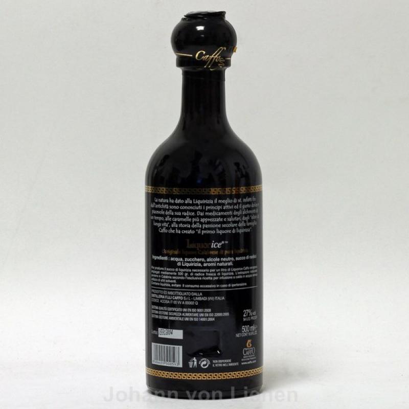 Caffo Liquorice italienischer Lakritzlikör 0,5 L 27 %vol Caffo Liquorice italienischer Lakritzlikör 0,5 L 27 %vol