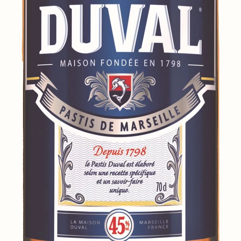 Duval Pastis de Marseille 0,7 L 45%vol