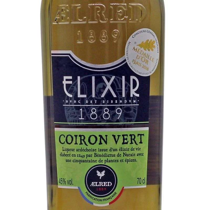 Aelred Elixir du Coiron Vert 1889 0,7 L 45% vol