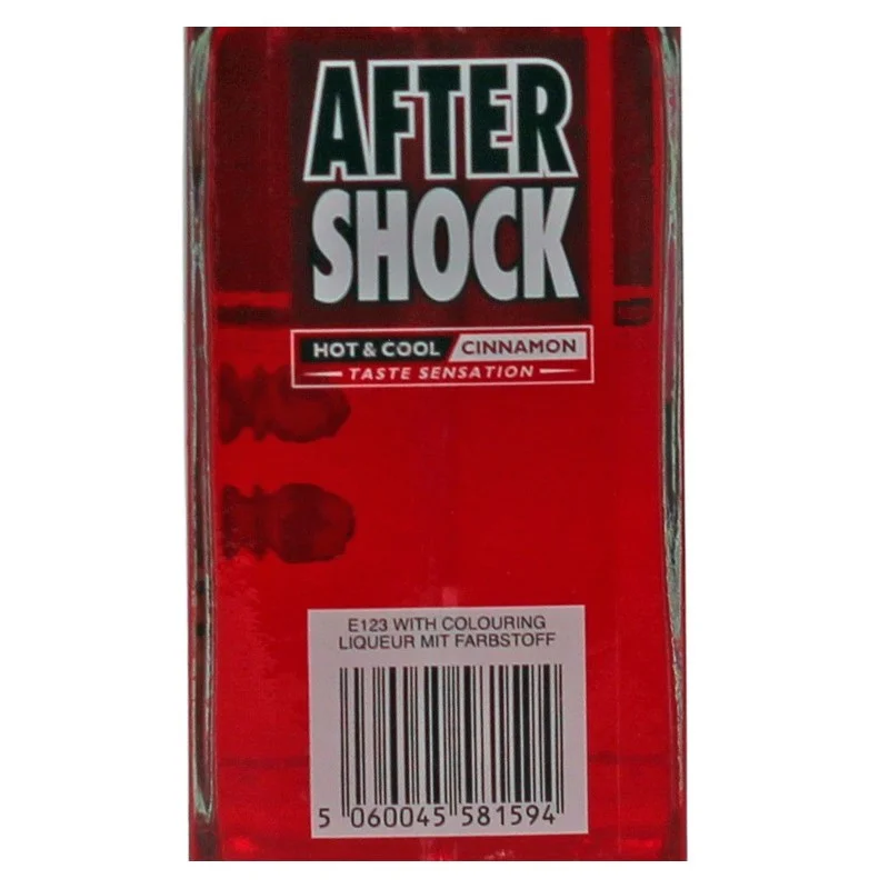 After Shock Red Hot & Cool Cinnamon Likör 0,7 L 30% vol