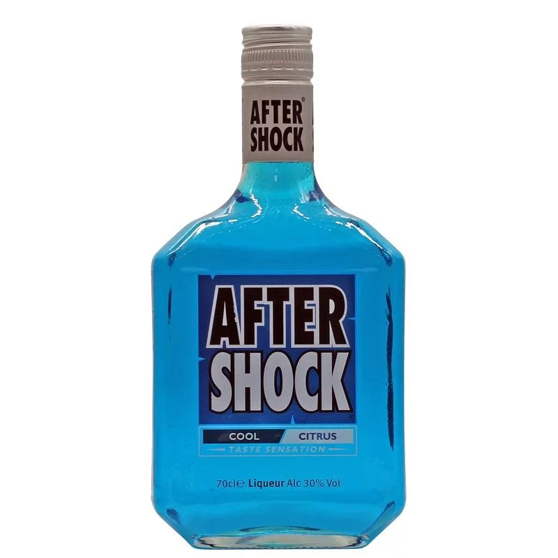 After Shock Blue Cool Citrus Liqueur 0,7 L 30% vol
