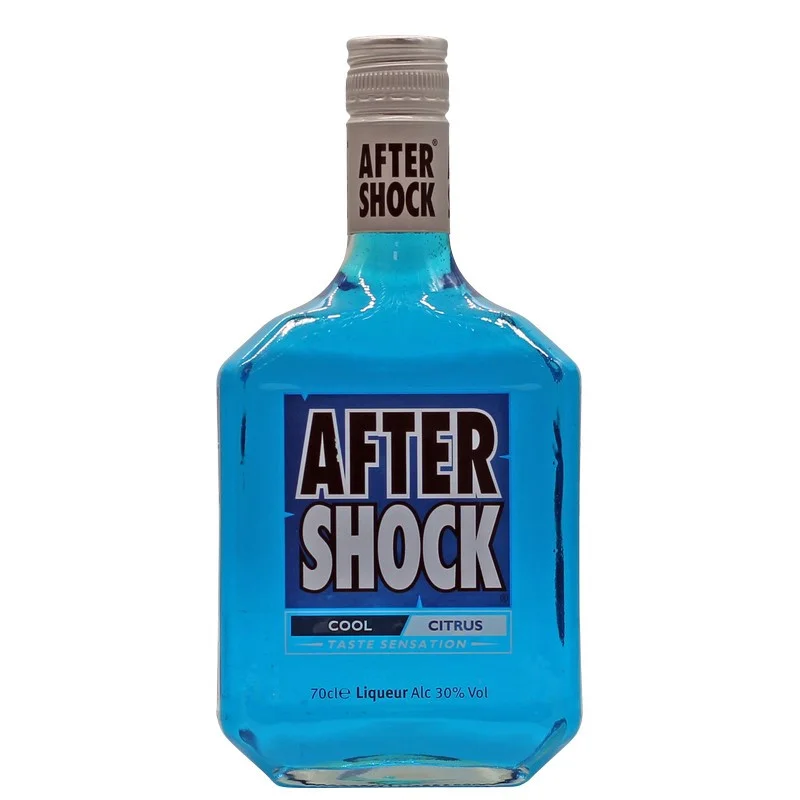 After Shock Blue Cool Citrus Liqueur 0,7 L 30% vol