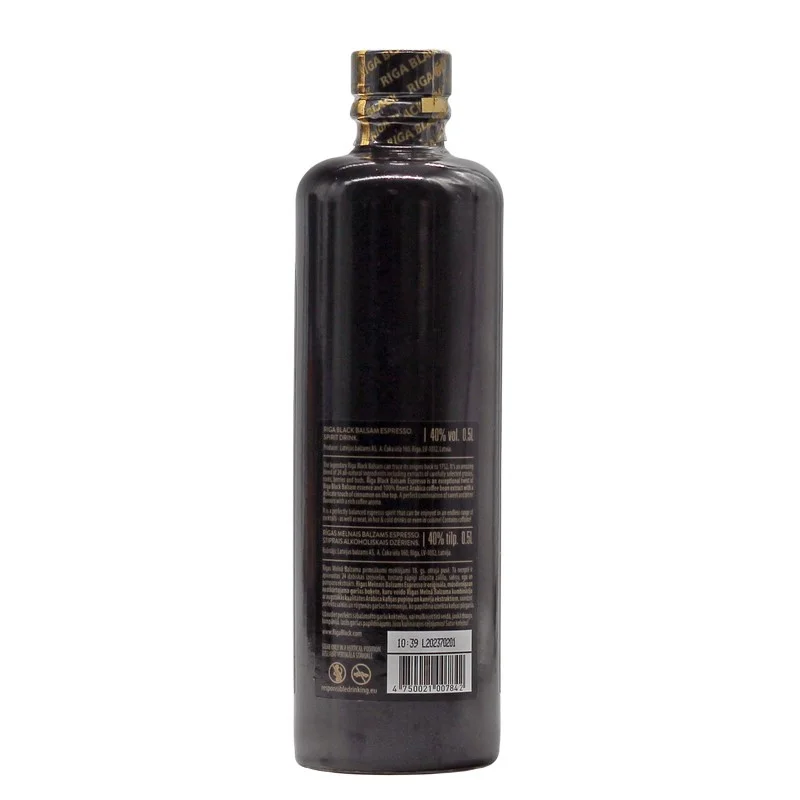 Riga Black Balsam Espresso Limited Edition 0,5 L 40% vol Riga Black Balsam Espresso Limited Edition 0,5 L 40% vol