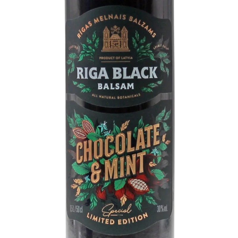 Riga Black Balsam Chocolate & Mint 0,5 L 30% vol Riga Black Balsam Chocolate & Mint 0,5 L 30% vol