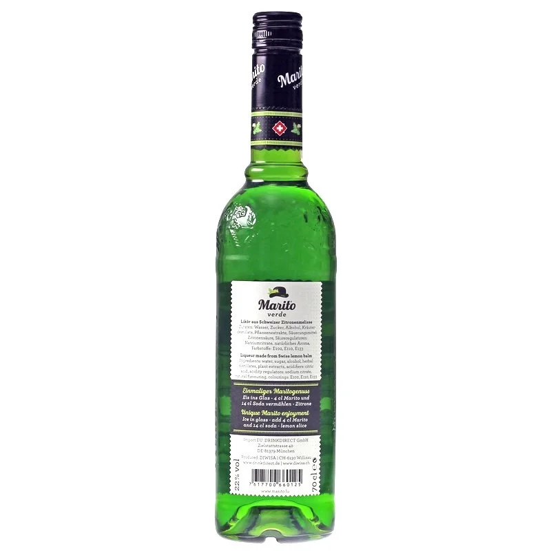 Marito Verde Likör Aperitivo 0,7 L 22% vol Marito Verde Likör Aperitivo 0,7 L 22% vol