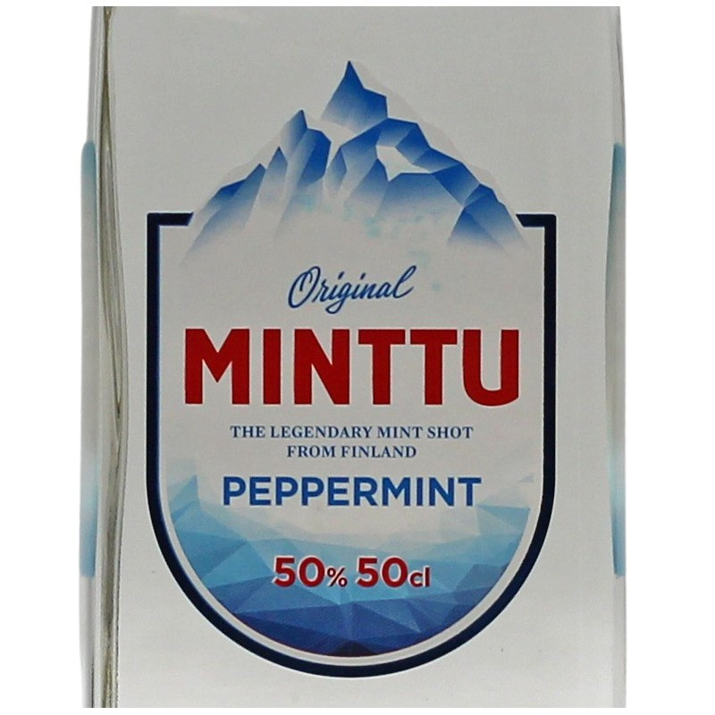 Minttu Peppermint Pfefferminzlikör 0,5 L 50% vol
