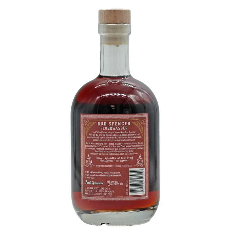 Bud Spencer Feuerwasser Chili-Zimt-Likör 0,7 L 33% vol Bud Spencer Feuerwasser Chili-Zimt-Likör 0,7 L 33% vol