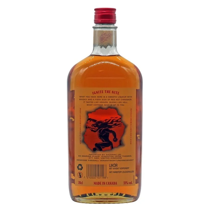 Fireball Whisky Zimt Likör 0,7 L 33% vol