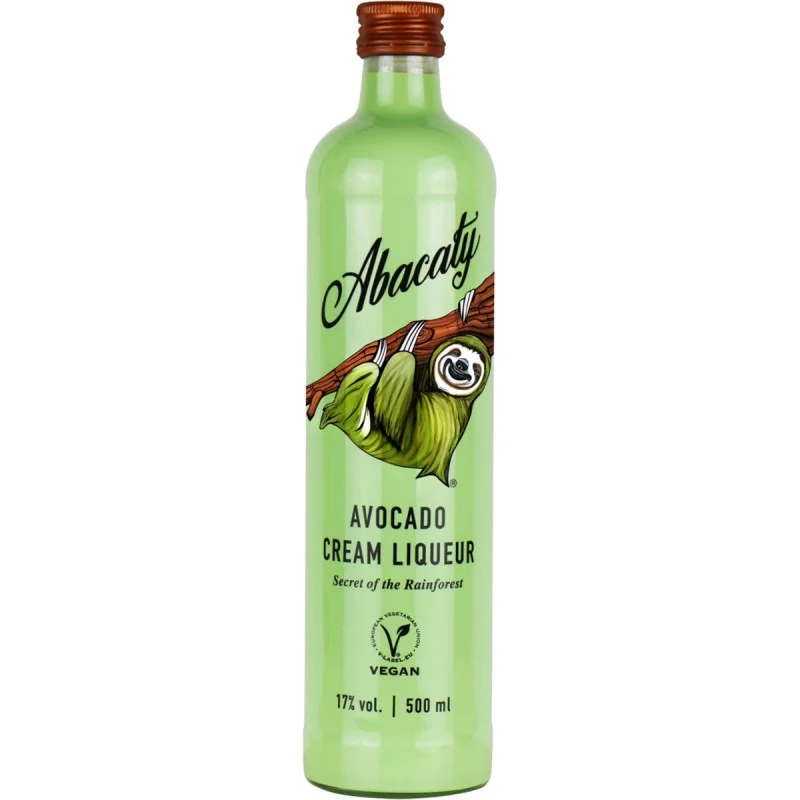 Abacaty Avocado Cream Liqueur vegan 0,5 L 17% vol Abacaty Avocado Cream Liqueur vegan 0,5 L 17% vol