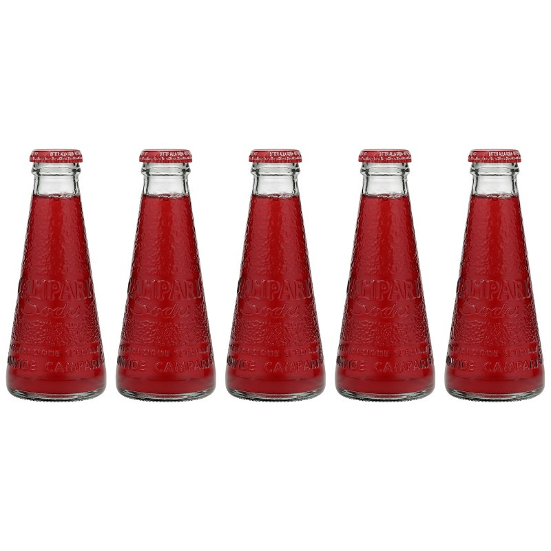 Campari Soda Aperitif mit Soda 5x 0,098 L 10% vol