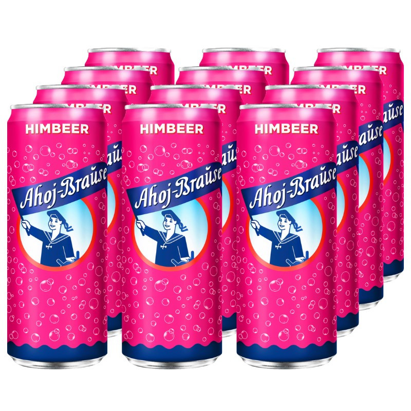 Ahoj Brause Himbeere Dose 12x 0,33 L Ahoj Brause Himbeere Dose 12x 0,33 L