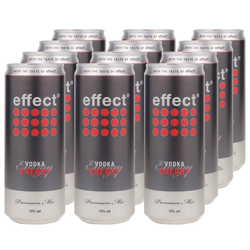 effect® Vodka Energy Dose 12x 0,33 L 10% vol