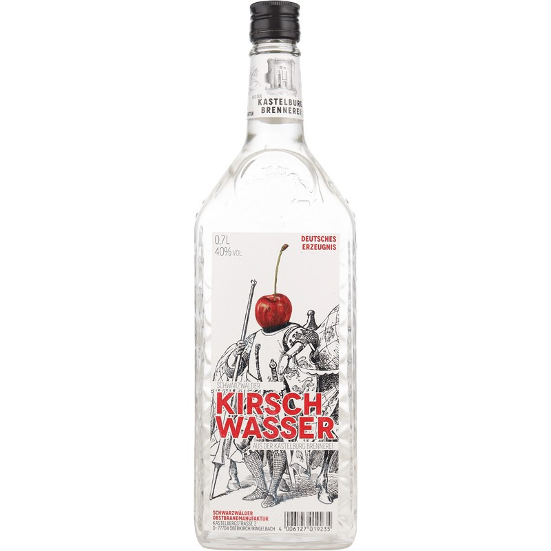 Kastelburg Kirschwasser 0,7 L 40% vol 0,7 L 40% vol Kastelburg Kirschwasser 0,7 L 40% vol 0,7 L 40% vol