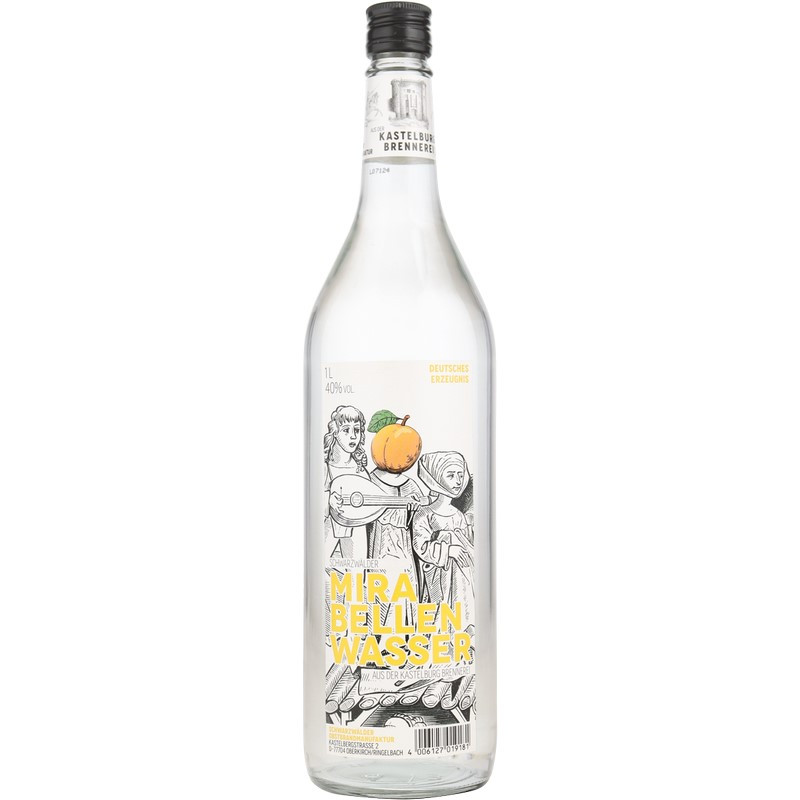 Kastelburg Mirabellenwasser 1 Liter 40% vol Kastelburg Mirabellenwasser 1 Liter 40% vol