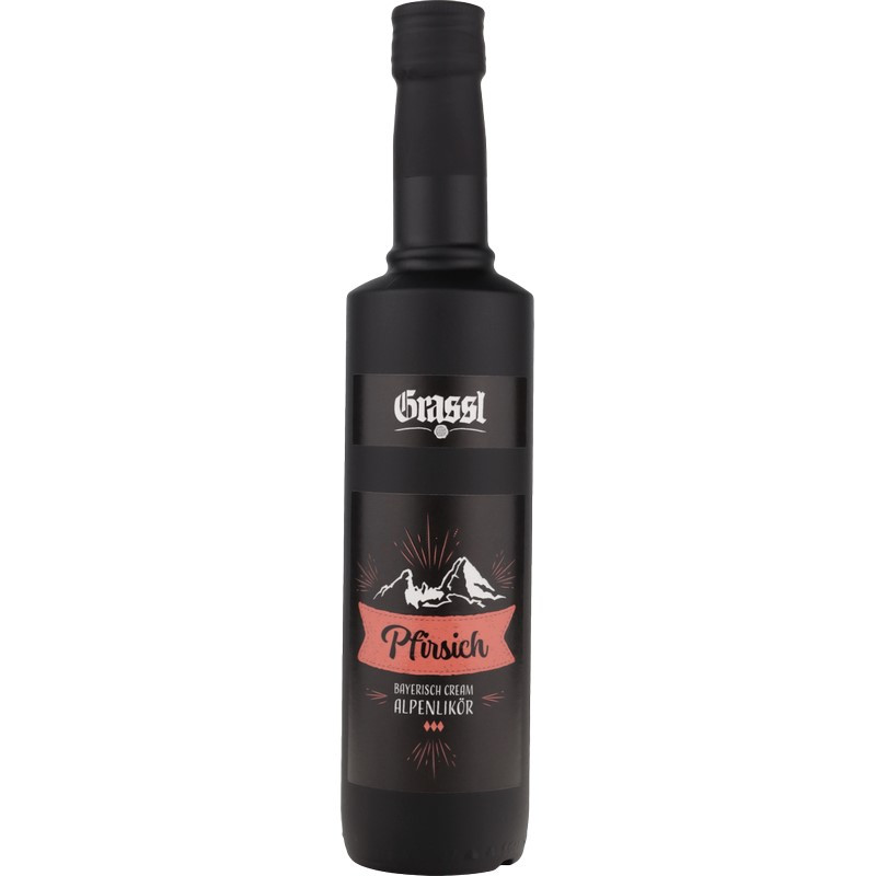 Grassl Pfirsich Bayerisch Cream Alpenlikör 0,5 L 19% vol Grassl Pfirsich Bayerisch Cream Alpenlikör 0,5 L 19% vol