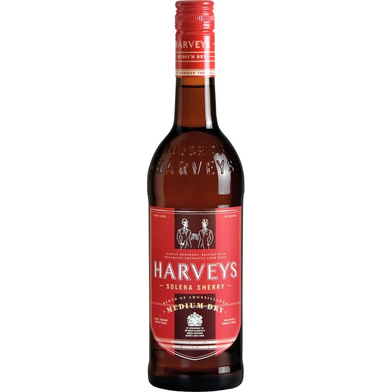 Harvey's Solera Medium Dry Sherry 0,75 L 17,5% vol Harvey's Solera Medium Dry Sherry 0,75 L 17,5% vol