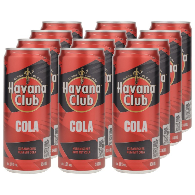 Havana Club & Cola Dose 12x 0,33 L 10% vol
