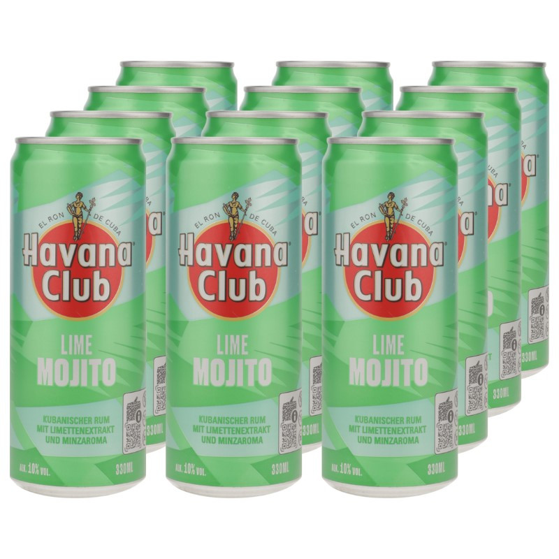 Havana Club Lime Mojito Dose 12x 0,33 L 10% vol