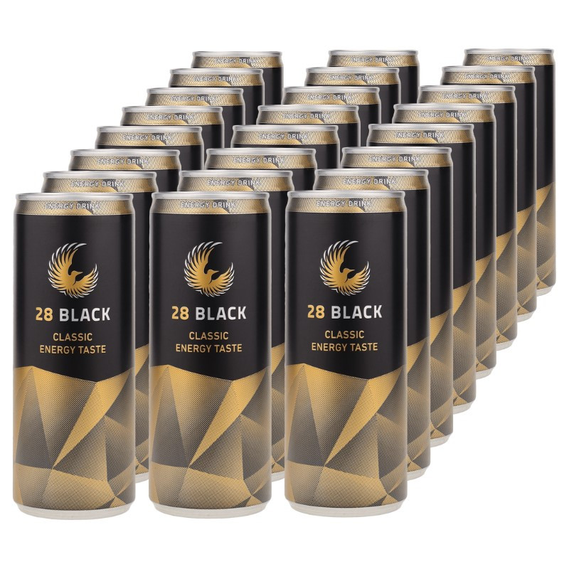 28 BLACK Classic Energy Taste Dose 24x 0,25 L