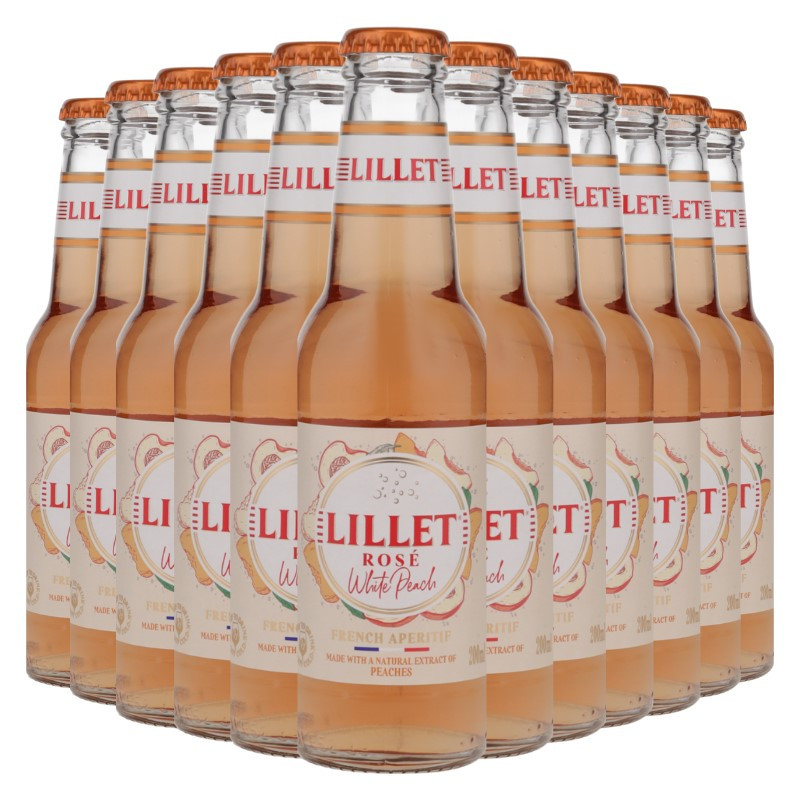 Lillet Rosé White Peach Ready to Drink 12x 0,2 L 10,3% vol Lillet Rosé White Peach Ready to Drink 12x 0,2 L 10,3% vol
