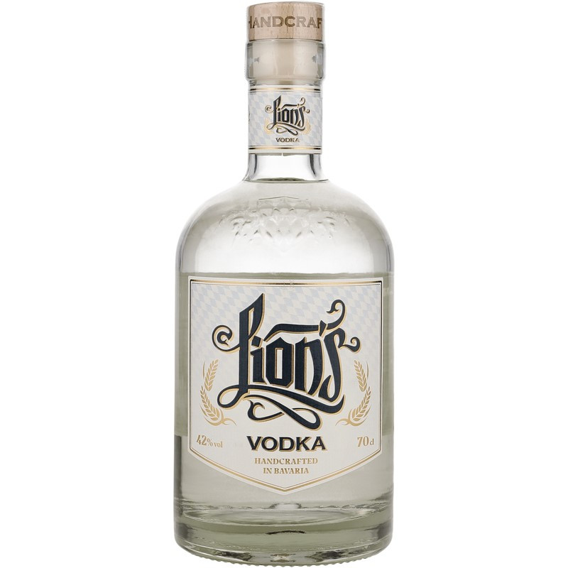 Lion's Vodka Munich Handcrafted Bio 0,7 L 42% vol Lion's Vodka Munich Handcrafted Bio 0,7 L 42% vol