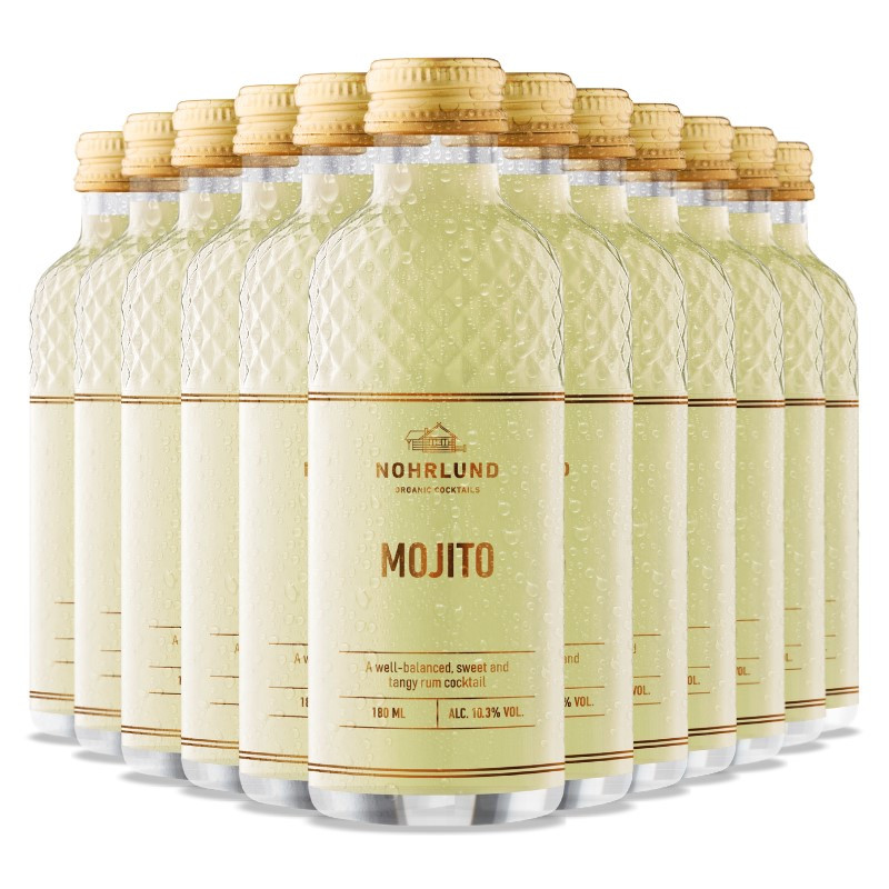 Nohrlund Mojito RTD 12x 0,18 L 10,3% vol Nohrlund Mojito RTD 12x 0,18 L 10,3% vol