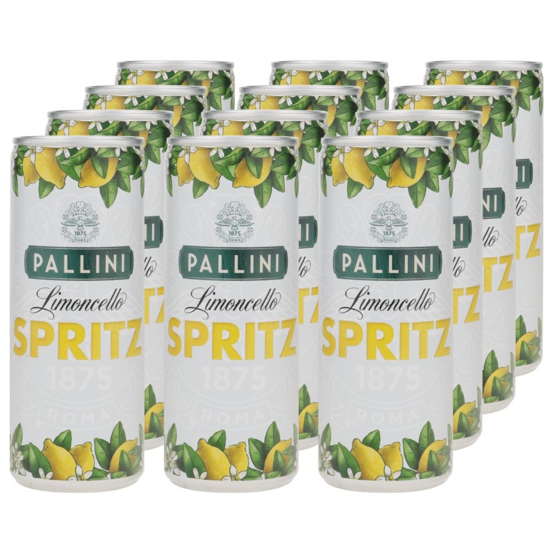 Pallini Limoncello Spritz Dose 12x 0,25 L 10,5% vol Pallini Limoncello Spritz Dose 12x 0,25 L 10,5% vol