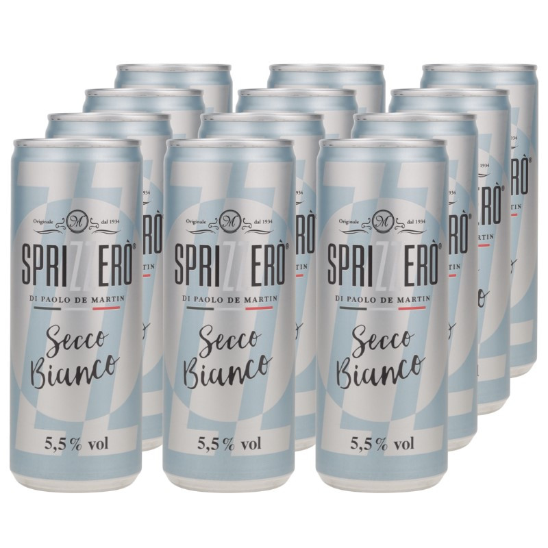 Sprizzero Secco Bianco Dose 12x 0,25 L 5,5% vol Sprizzero Secco Bianco Dose 12x 0,25 L 5,5% vol