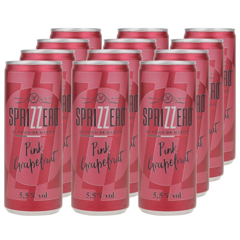 Sprizzero Secco Pink Grapefruit Dose 12x 0,25 L 5,5% vol Sprizzero Secco Pink Grapefruit Dose 12x 0,25 L 5,5% vol