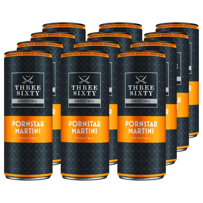 Three Sixty Pornstar Martini Dose 12x 0,25 L 10% vol Three Sixty Pornstar Martini Dose 12x 0,25 L 10% vol