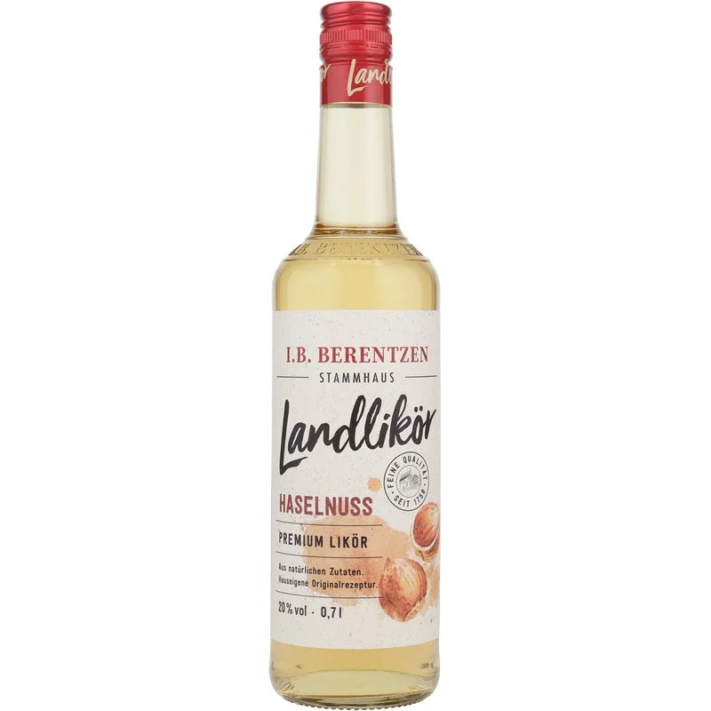 Berentzen Landlikör Haselnuss 0,7 L 20% vol Berentzen Landlikör Haselnuss 0,7 L 20% vol