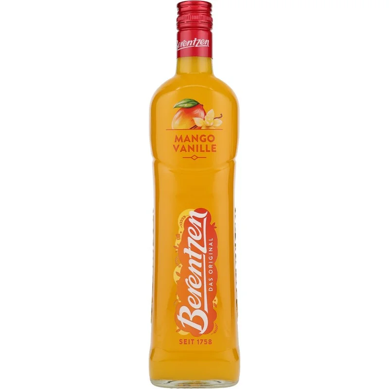 Berentzen Mango-Vanille Likör 0,7 L 16% vol Berentzen Mango-Vanille Likör 0,7 L 16% vol