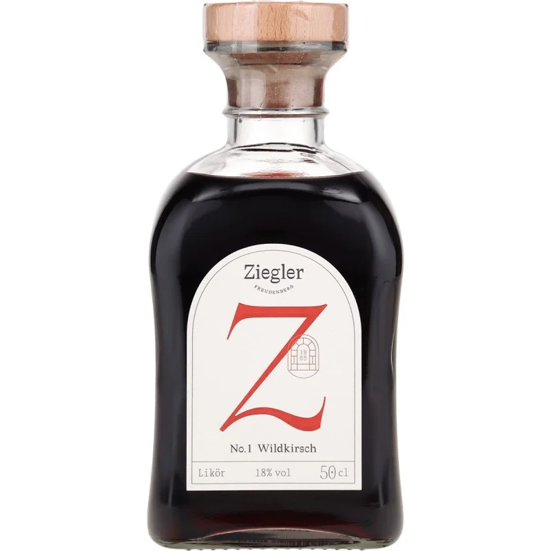Ziegler No.1 Wildkirsch Likör 0,5 L 18% vol Ziegler No.1 Wildkirsch Likör 0,5 L 18% vol