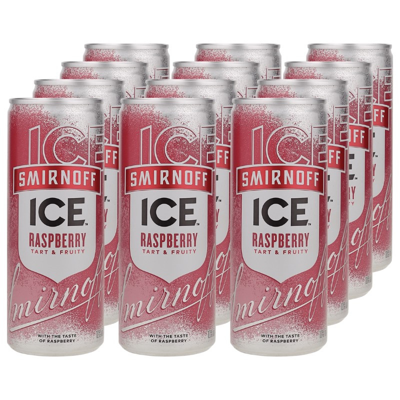 Smirnoff Ice Raspberry Dose 12x 0,25 L 10% vol Smirnoff Ice Raspberry Dose 12x 0,25 L 10% vol