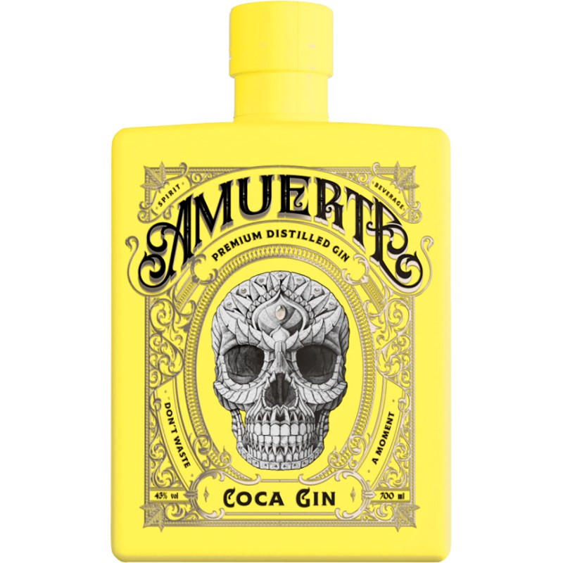 Amuerte Coca Gin Yellow Edition 0,7 L 43% vol Amuerte Coca Gin Yellow Edition 0,7 L 43% vol
