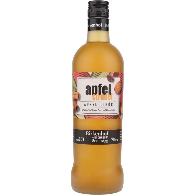 Birkenhof Apfelstrudel Apfel-Likör aus Deutschland 0,7 L 20% vol Birkenhof Apfelstrudel Apfel-Likör aus Deutschland 0,7 L 20% vol