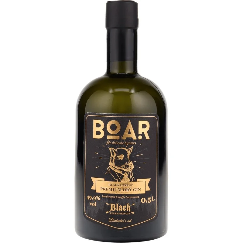 Boar Gin Black Edition 0,5 L 49,9% vol Boar Gin Black Edition 0,5 L 49,9% vol