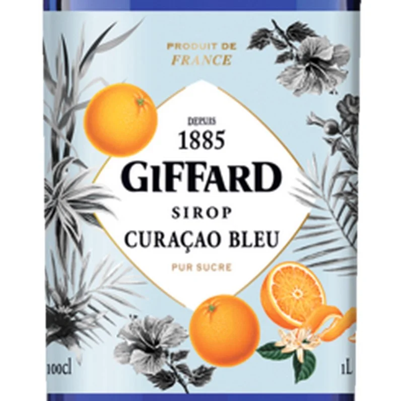 Giffard Sirup Blue Curacao 1 L Giffard Sirup Blue Curacao 1 L