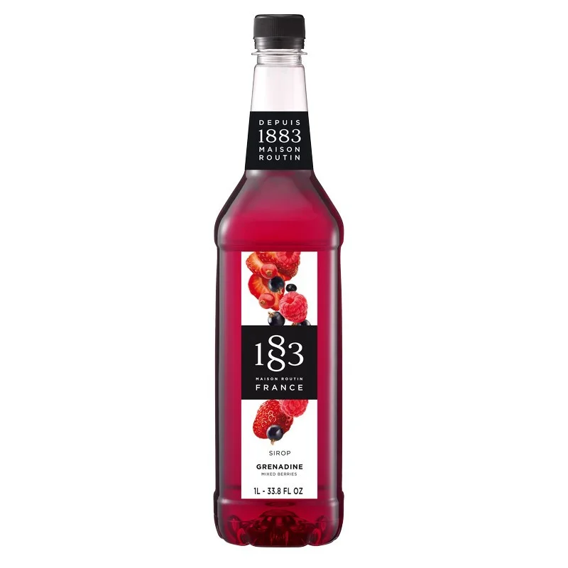 Maison Routin 1883 Sirup Grenadine PET-Flasche 1 L Maison Routin 1883 Sirup Grenadine PET-Flasche 1 L