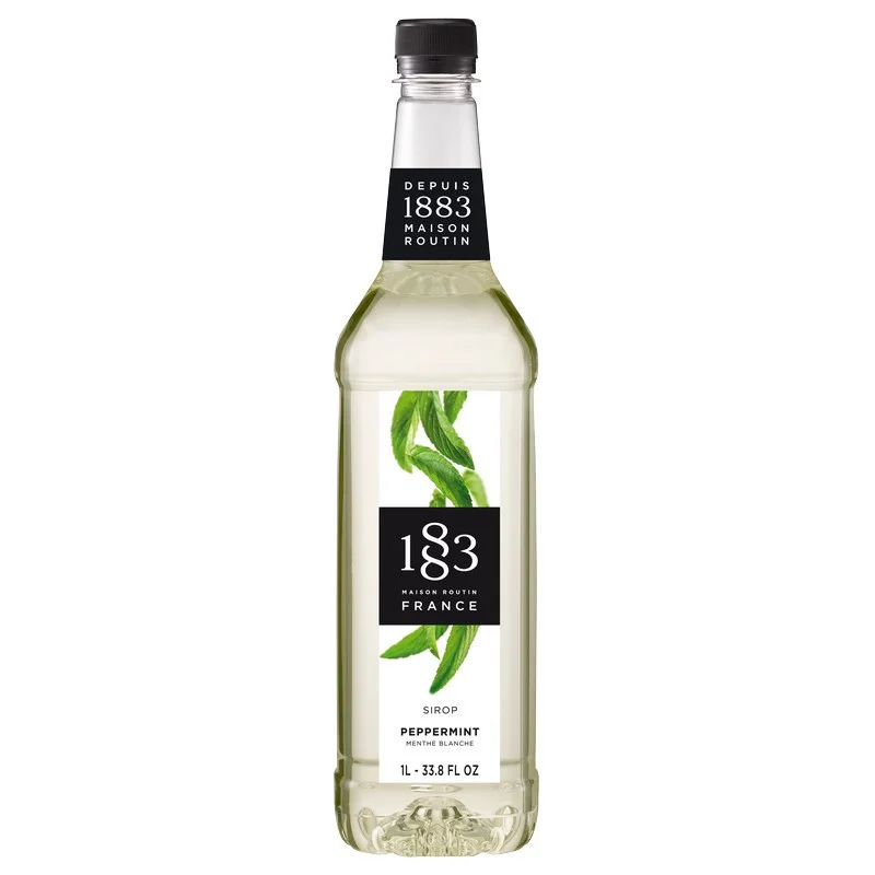 Maison Routin 1883 Sirup Pfefferminz PET-Flasche 1 L Maison Routin 1883 Sirup Pfefferminz PET-Flasche 1 L