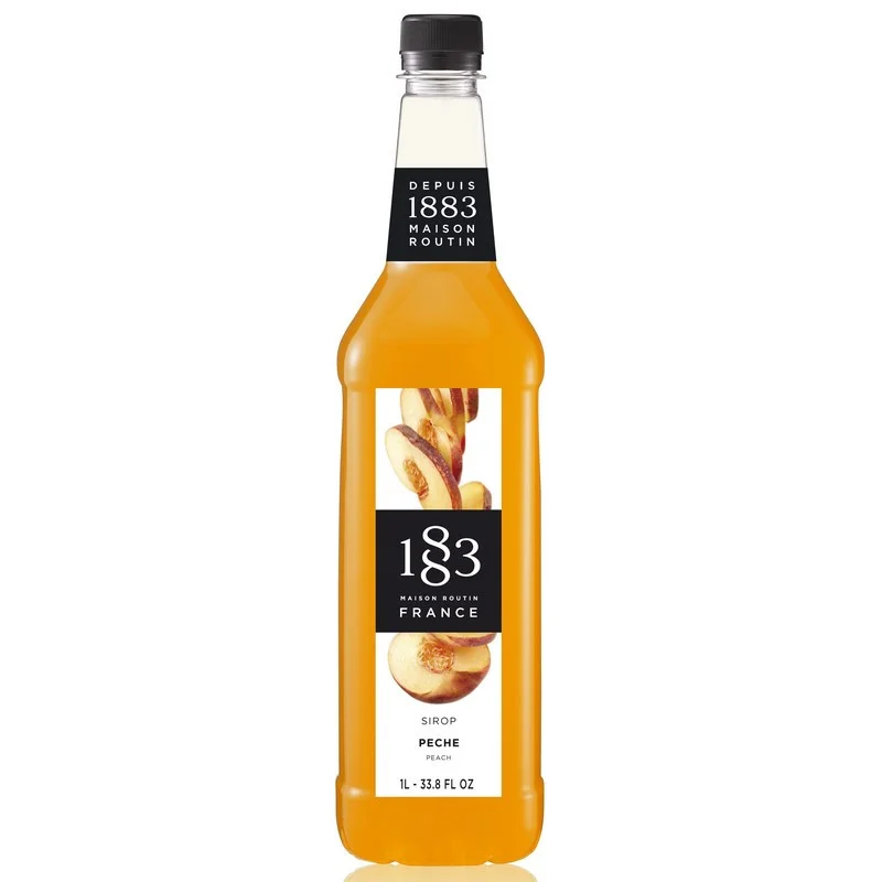 Maison Routin 1883 Sirup Pfirsich PET-Flasche 1 L Maison Routin 1883 Sirup Pfirsich PET-Flasche 1 L