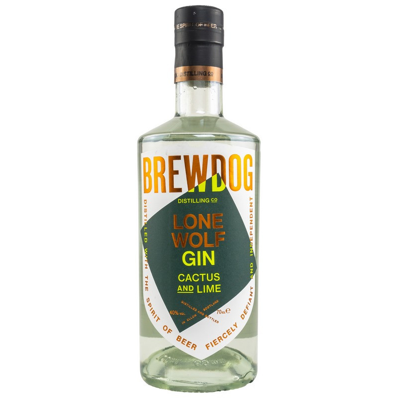 BrewDog LoneWolf Cactus & Lime Gin 0,7 L 40% vol BrewDog LoneWolf Cactus & Lime Gin 0,7 L 40% vol